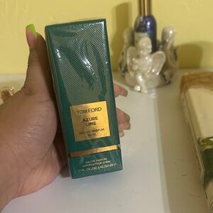 Tom Ford Azure Lime Fragrance in Green and Gold